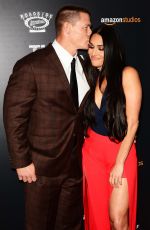 NIKKI BELLA and John Cena at The Wall Premiere in New York 04/27/2017