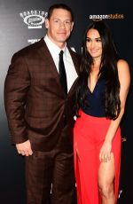 NIKKI BELLA and John Cena at The Wall Premiere in New York 04/27/2017