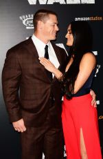 NIKKI BELLA and John Cena at The Wall Premiere in New York 04/27/2017