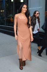 NIKKI BELLA Arrives at SiriusXM Studios in New York 04/05/2017