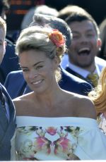 NIKKI SANDERSON, NADINE MULKERRIN, TAMARA WALL and AMANDA CLAPHAM at Grand National Ladies Day at Aintree in Merseyside 04/07/2017