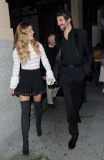 NINA AGDAL Out and About in New York 04/23/2017