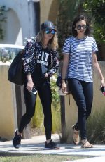NINA DOBREV Out and About in Los Angeles 04/18/2017