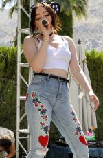 NOAH CYRUS Performs at Lucky Lounge Desert Jam in Palm Springs 04/15/2017