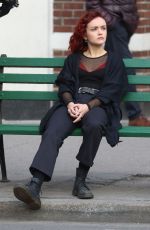 OLIVIA COOKE on the Set of Life Itself in New York 04/05/2017