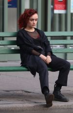 OLIVIA COOKE on the Set of Life Itself in New York 04/05/2017