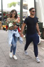 OLIVIA CULPO and Danny Amendola Shopping at Farmer