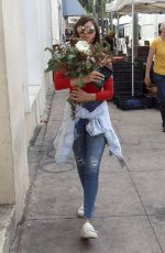 OLIVIA CULPO and Danny Amendola Shopping at Farmer