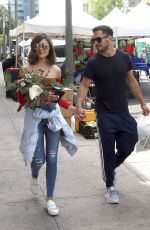 OLIVIA CULPO and Danny Amendola Shopping at Farmer