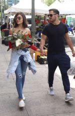 OLIVIA CULPO and Danny Amendola Shopping at Farmer