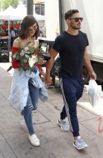 OLIVIA CULPO and Danny Amendola Shopping at Farmer