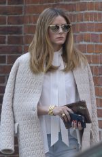 OLIVIA PALERMO in Ripped Jeans Out in New York 04/16/2017