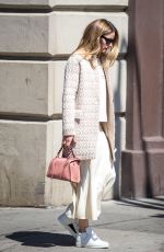 OLIVIA PALERMO Out and About in New York 04/10/2017