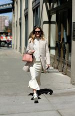 OLIVIA PALERMO Out and About in New York 04/10/2017