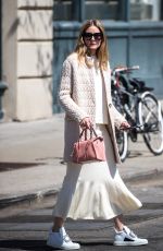 OLIVIA PALERMO Out and About in New York 04/10/2017