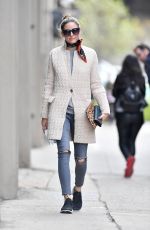 OLIVIA PALERMO Out in New York 04/16/2017