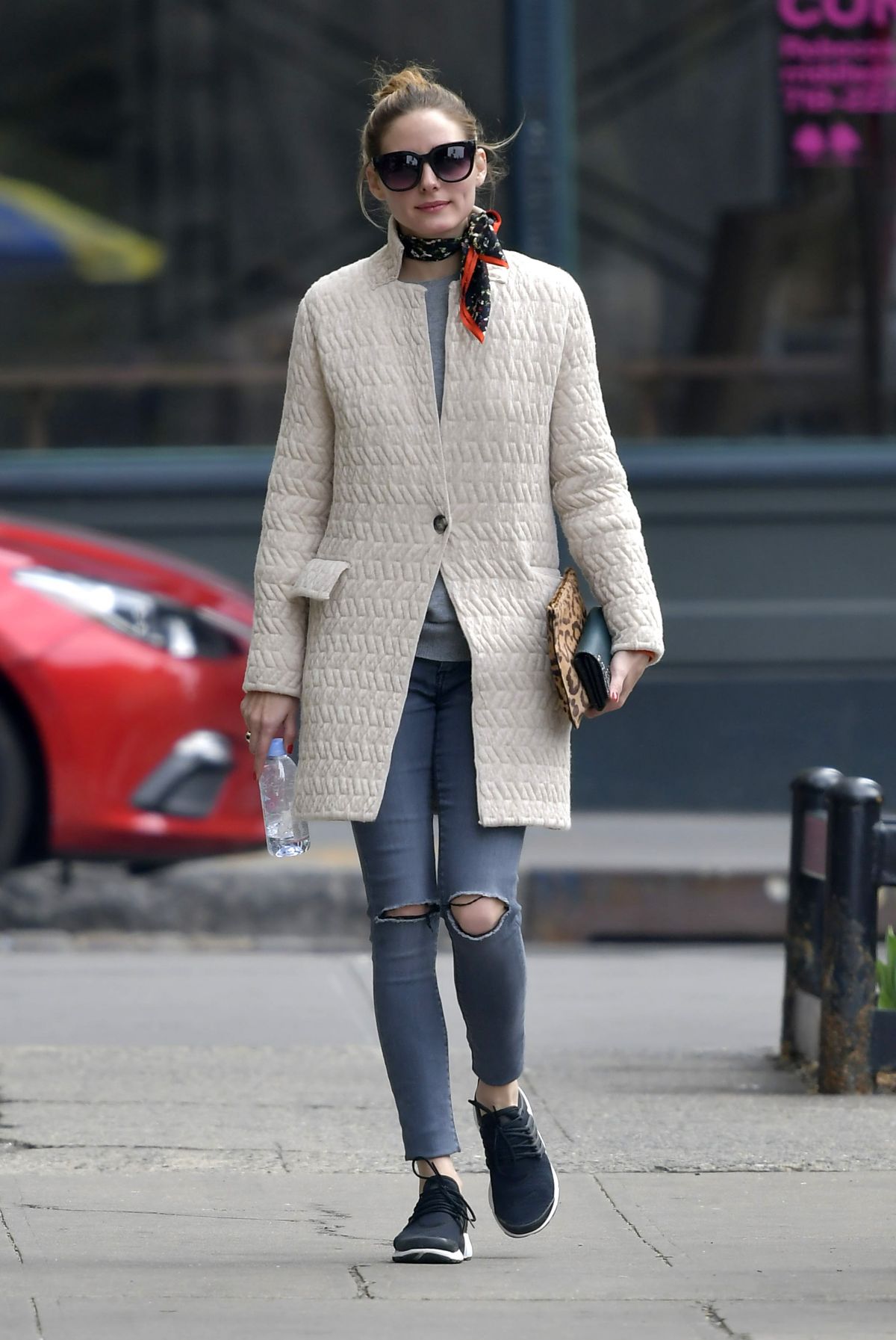 OLIVIA PALERMO Out in New York 04/16/2017 – HawtCelebs