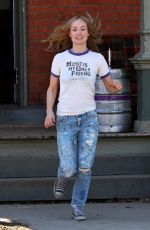 OLIVIA WILDE on the Set of Life Itself in New York 04/05/2017
