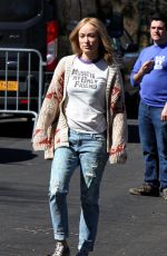 OLIVIA WILDE on the Set of Life Itself in New York 04/05/2017