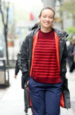 OLIVIA WILDE Out and About in New York 04/20/2017