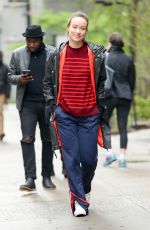 OLIVIA WILDE Out and About in New York 04/20/2017