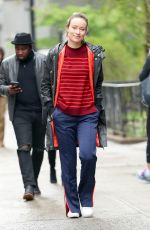 OLIVIA WILDE Out and About in New York 04/20/2017