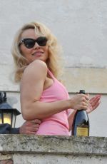PAMELA ANDERSON and David LaChapelle Out in Venice 04/11/2017