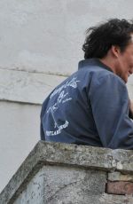 PAMELA ANDERSON and David LaChapelle Out in Venice 04/11/2017