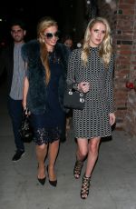 PARIS and NICKY HILTON at Tao Beauty & Essex in Hollywood 04/07/2017