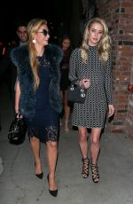 PARIS and NICKY HILTON at Tao Beauty & Essex in Hollywood 04/07/2017