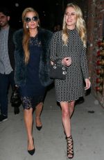 PARIS and NICKY HILTON at Tao Beauty & Essex in Hollywood 04/07/2017