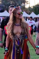 PARIS HILTON and Chris Zylka at 2017 Coachella Music Festival in Indio 04/14/2017