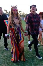 PARIS HILTON and Chris Zylka at 2017 Coachella Music Festival in Indio 04/14/2017