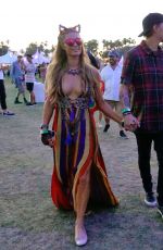 PARIS HILTON and Chris Zylka at 2017 Coachella Music Festival in Indio 04/14/2017