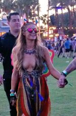 PARIS HILTON and Chris Zylka at 2017 Coachella Music Festival in Indio 04/14/2017