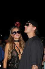 PARIS HILTON and Chris Zylka Night Out at 2017 Coachella Music Festival 04/15/2017