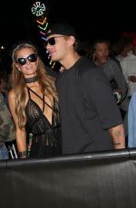 PARIS HILTON and Chris Zylka Night Out at 2017 Coachella Music Festival 04/15/2017