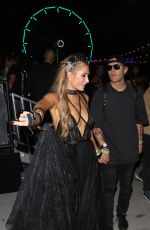 PARIS HILTON and Chris Zylka Night Out at 2017 Coachella Music Festival 04/15/2017