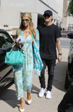PARIS HILTON and Chris Zylka Out and About in Los Angeles 04/03/2017