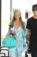 PARIS HILTON and Chris Zylka Out and About in Los Angeles 04/03/2017