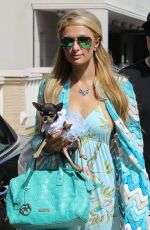 PARIS HILTON and Chris Zylka Out and About in Los Angeles 04/03/2017