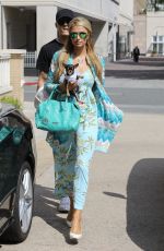 PARIS HILTON and Chris Zylka Out and About in Los Angeles 04/03/2017