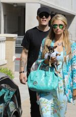 PARIS HILTON and Chris Zylka Out and About in Los Angeles 04/03/2017