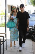 PARIS HILTON and Chris Zylka Out and About in Los Angeles 04/03/2017