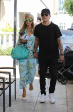 PARIS HILTON and Chris Zylka Out and About in Los Angeles 04/03/2017