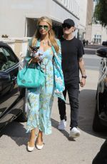 PARIS HILTON and Chris Zylka Out and About in Los Angeles 04/03/2017