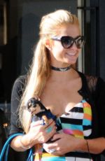 PARIS HILTON and Chris Zylka Shopping at Barney