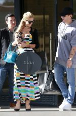 PARIS HILTON and Chris Zylka Shopping at Barney