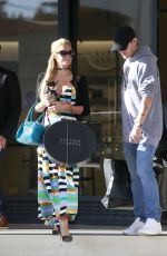 PARIS HILTON and Chris Zylka Shopping at Barney