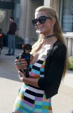 PARIS HILTON and Chris Zylka Shopping at Barney